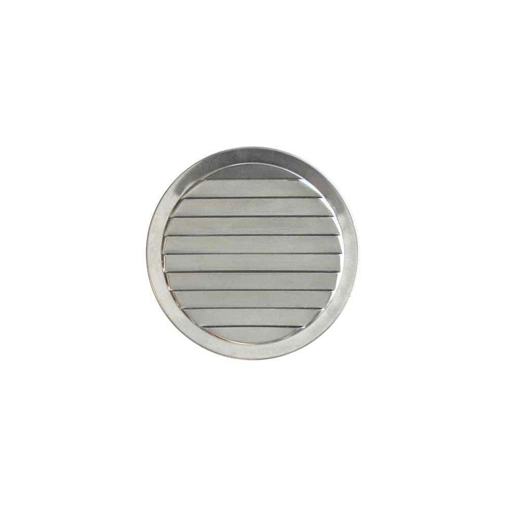 Gibraltar Building Products 2.31 in in. x 0.5 in in. Round Top Aluminum Aluminum Corrosion Resistant Wall Louver Vent