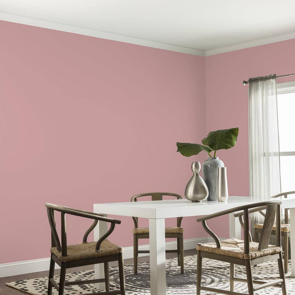 Glidden Diamond 1 gal. PPG1055-4 Pepperberry Eggshell Interior Paint with Primer (4)