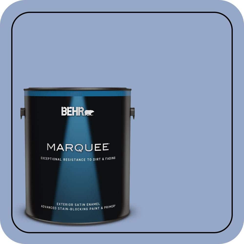 BEHR MARQUEE 1 gal. #600D-4 Finesse Satin Enamel Exterior Paint & Primer