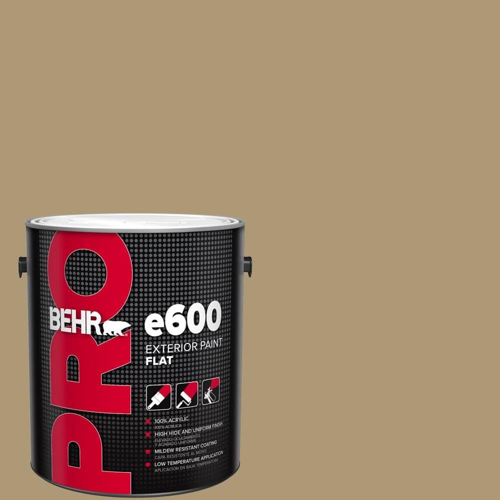 BEHR PRO 1 gal. #ICC-78 Earthenware Flat Exterior Paint