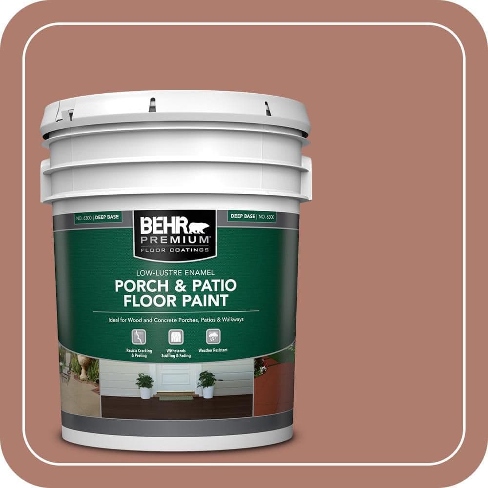 BEHR PREMIUM #PPU2-11 Textured Low-Lustre Enamel Interior/Exterior Porch and Patio Anti-Slip Floor Paint (1)