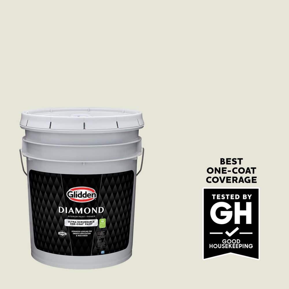 Glidden Diamond 5 gal. PPG1126-2 Twilight Twist Flat Interior Paint with Primer