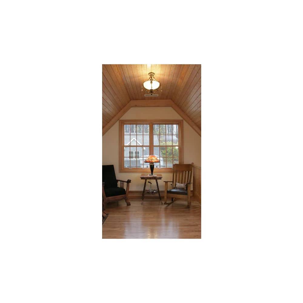 HOUSE OF FARA 5/8 in. D x 2-1/4 in. W x 96 in. L Unfinished Solid Red Oak Wood Casing Moulding (2)