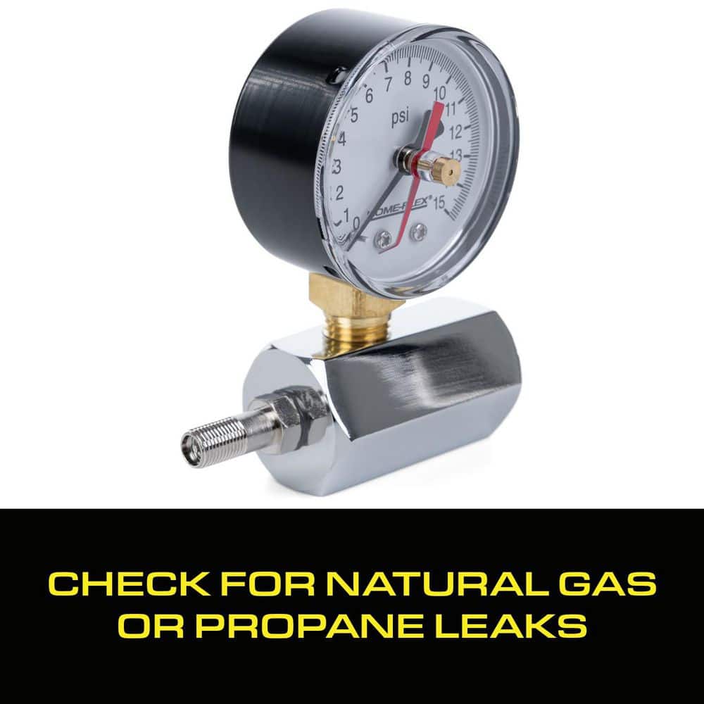 HOME-FLEX 15 psi Gas Pressure Test Gauge (3)