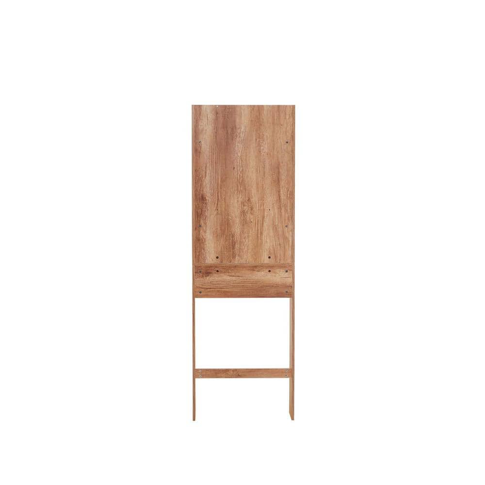 Unbranded 25 in. W x 7.9 in. D x 77 in. H Yellow Brown Linen Cabinet for Bathroom, Tollilet storage cabinet (3)