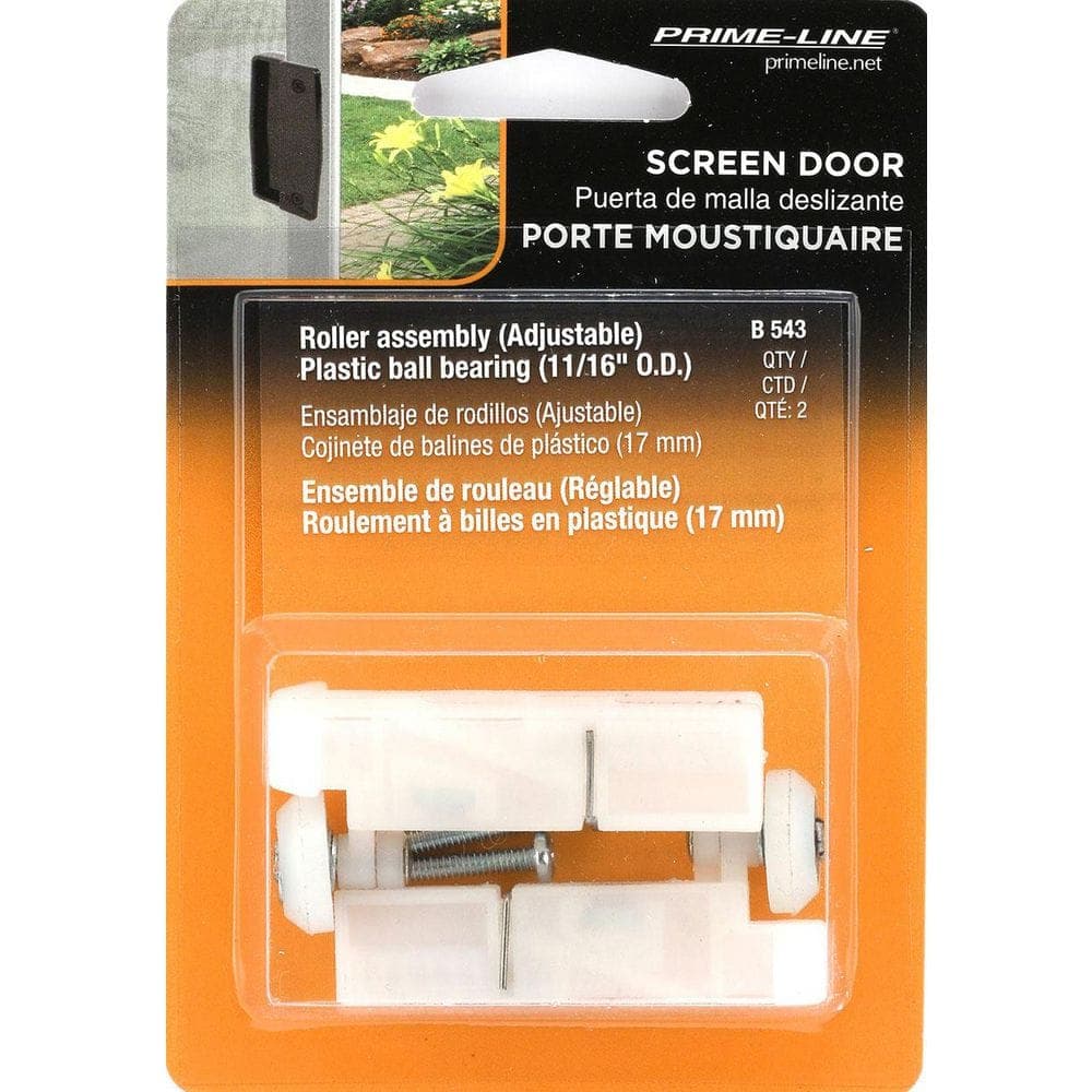 Prime-Line Sliding Screen Door Top Roller Assembly, Hilite (2-pack) (3)