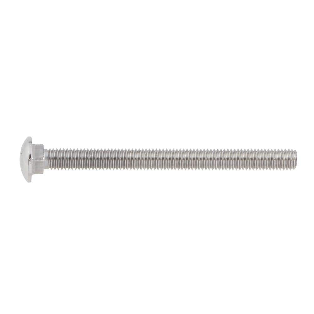DECKMATE Marine Grade Stainless Steel 1/2-13 X 6 in. Carriage Bolt (4)