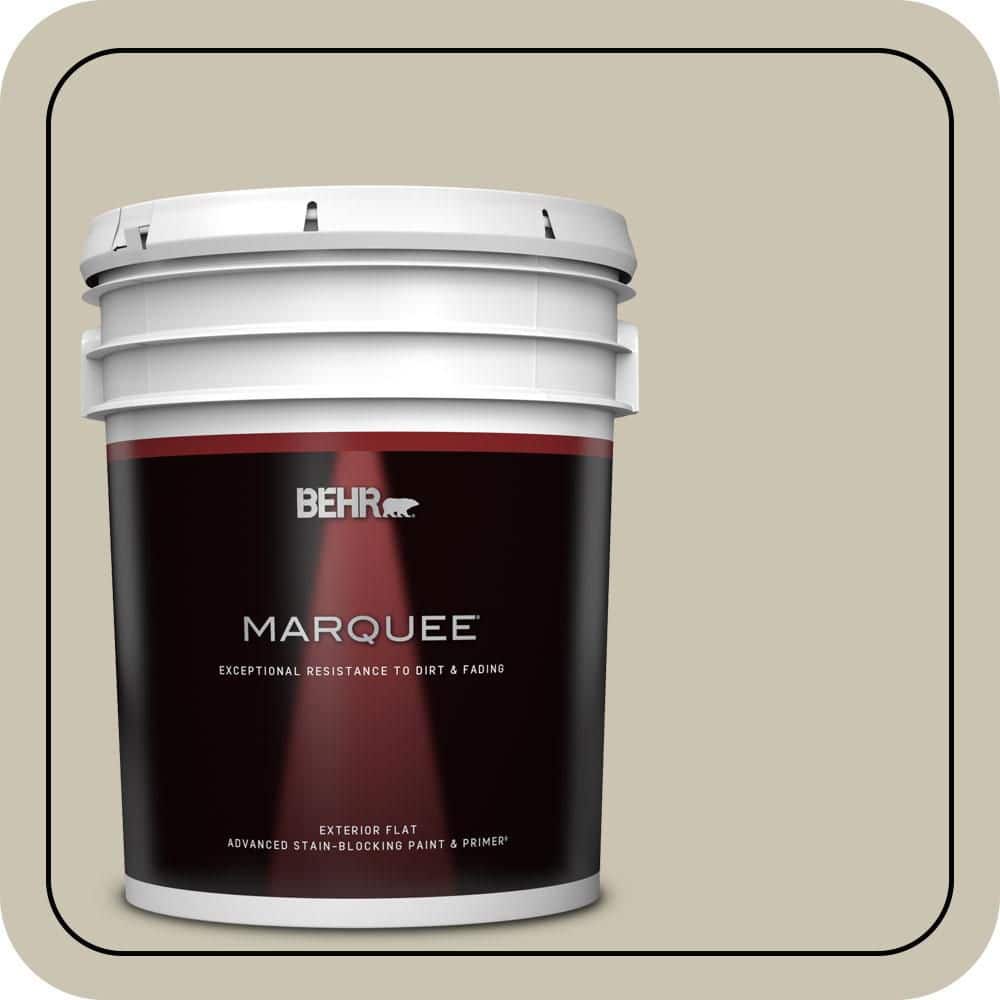 BEHR MARQUEE 5 gal. #MQ6-59 Still Moment Flat Exterior Paint & Primer (1)