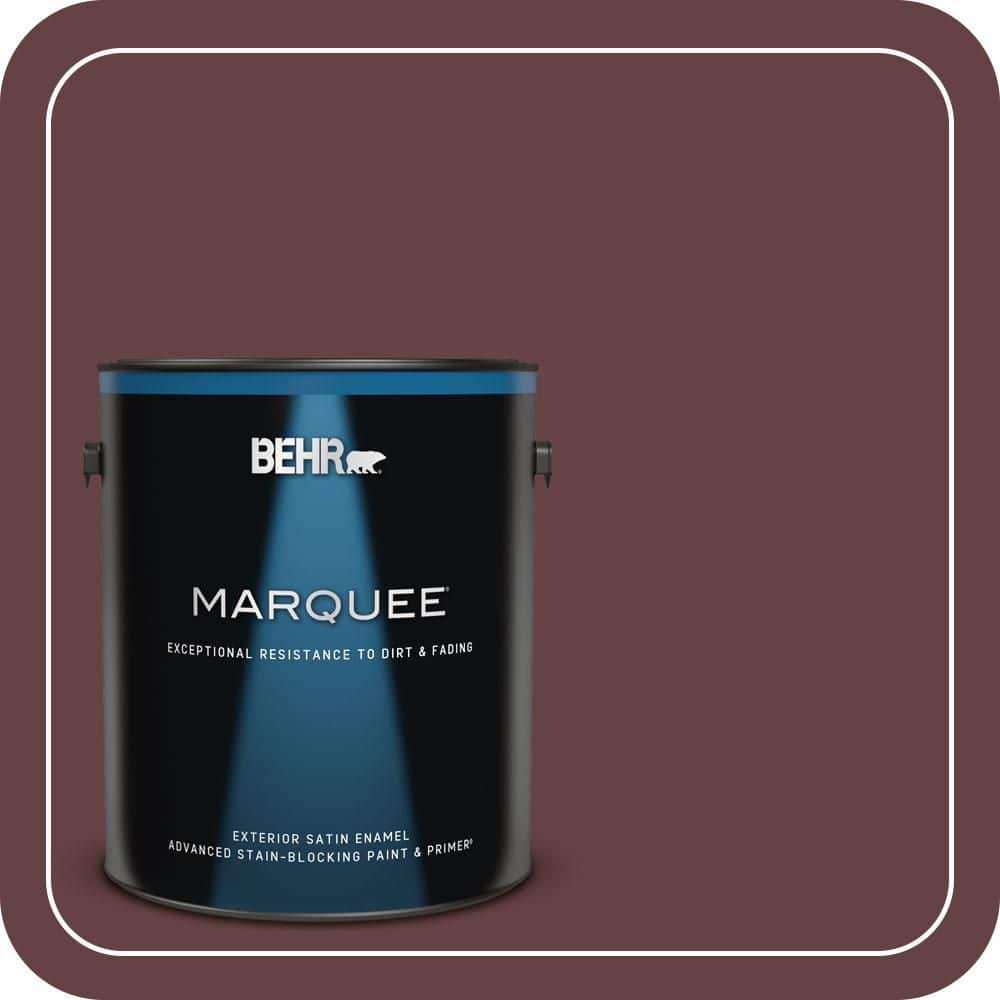 BEHR MARQUEE 1 gal. #T11-10 Wild Thing Satin Enamel Exterior Paint & Primer
