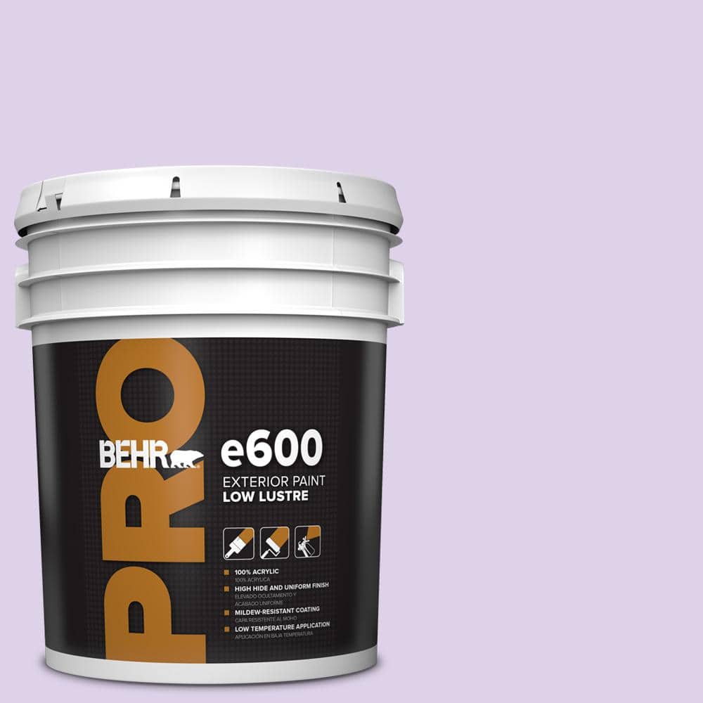 BEHR PRO 5 gal. #P570-1 Teary Eyed Low Luster Exterior Paint