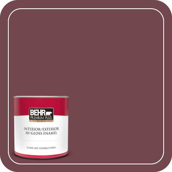 BEHR PREMIUM PLUS #PPF-50 Fired Brick Enamel Low Odor & Primer (3)