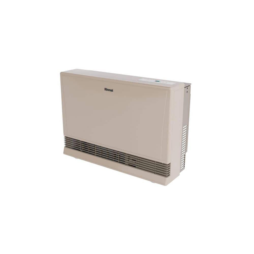 Rinnai EnergySaver 36,500 BTU Direct Vented Wall Furnace Propane Gas Heater with Automatic Shutoff and Programmable Thermostat (2)