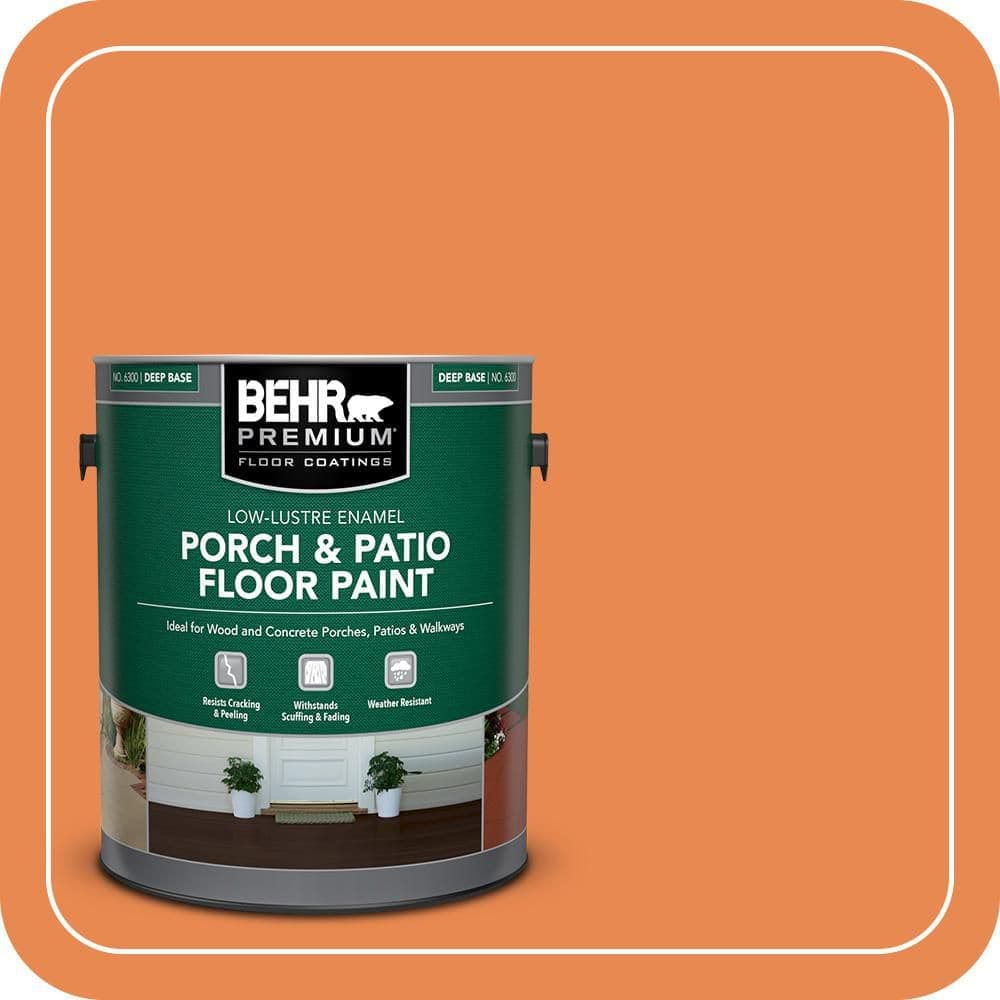 BEHR PREMIUM #P210-6 Textured Low-Lustre Enamel Interior/Exterior Porch and Patio Anti-Slip Floor Paint (1)