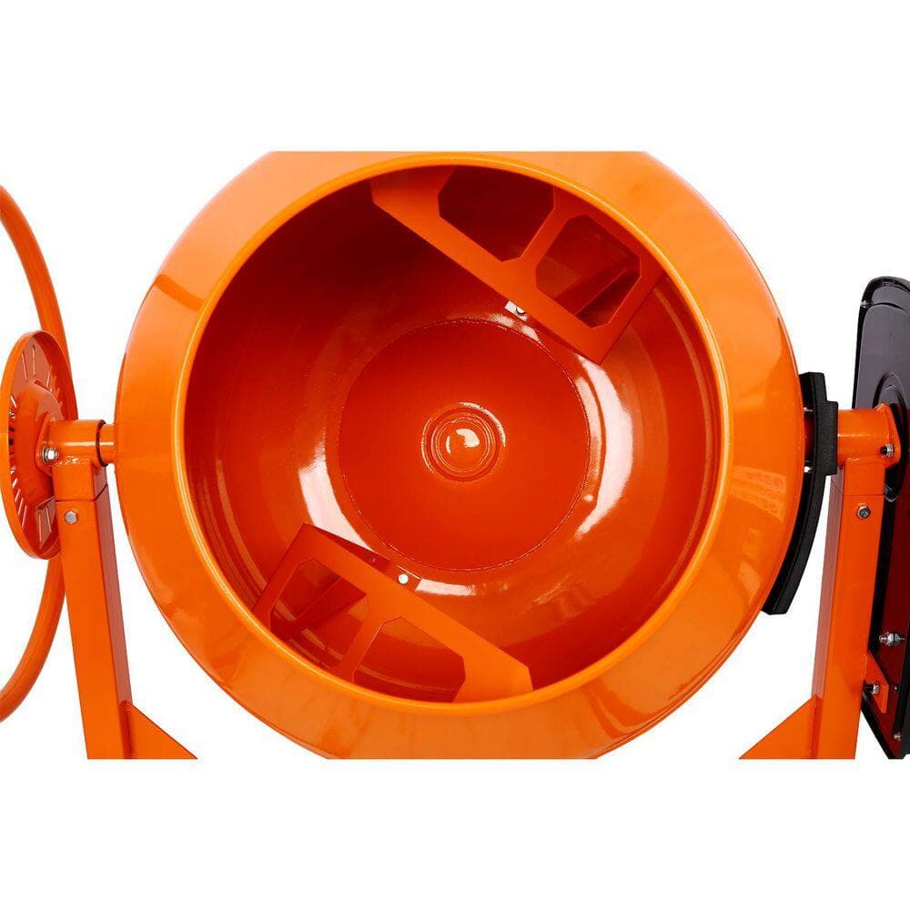 maocao hoom 5 cu. ft. Electric Concrete Mixer Machine, 650-Watt AC Motor Portable Power Cement Mixers for Mortar, Stucco and Fodder (2)