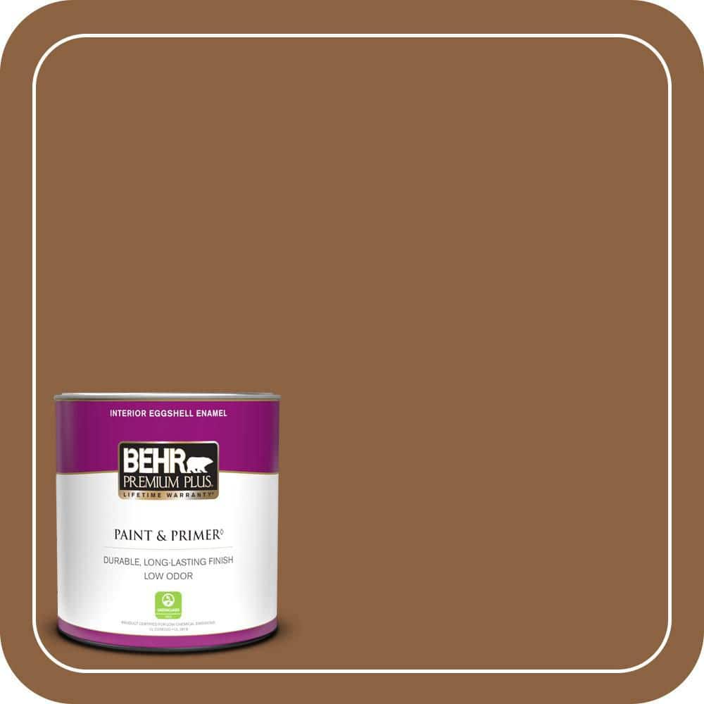 BEHR PREMIUM PLUS #260F-7 Caramel Latte Enamel Low Odor & Primer (1)