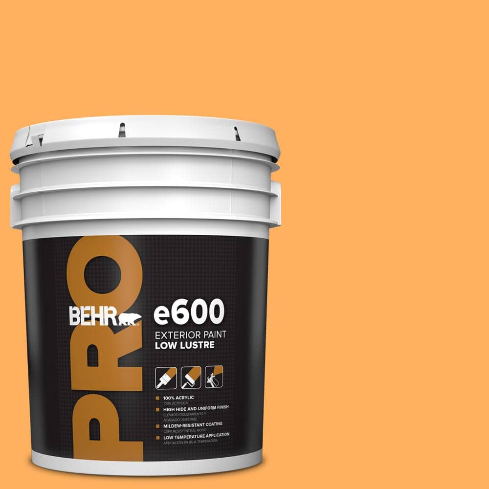BEHR PRO 5 gal. #280B-5 Vintage Orange Low Luster Exterior Paint