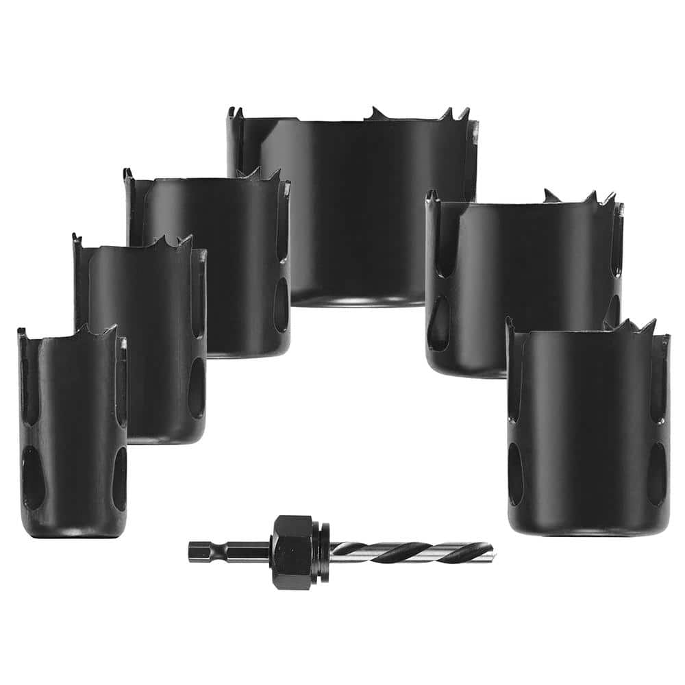 Avanti High Carbon Steel Hole Saw Set (7-Piece)