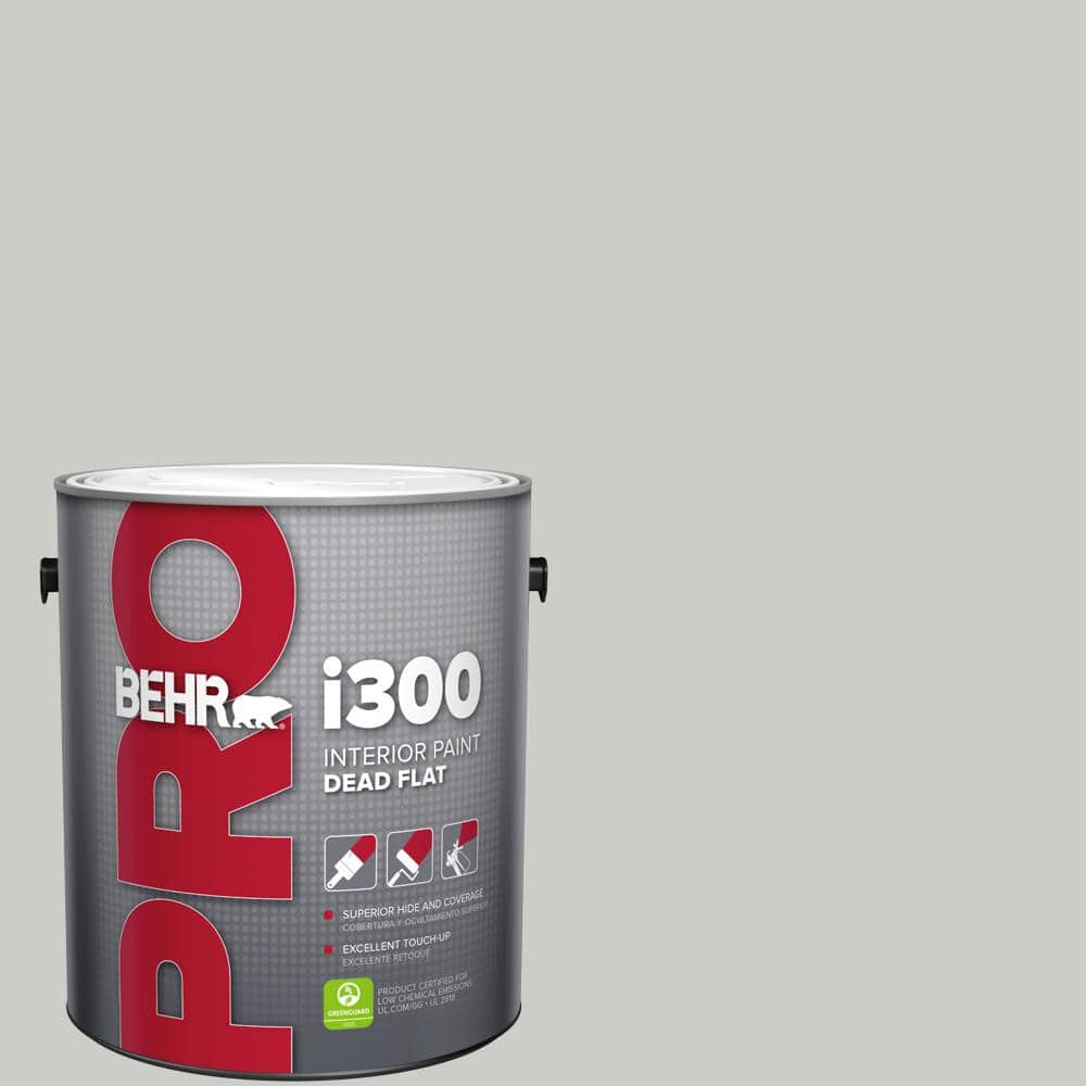 BEHR PRO 1 gal. #PWL-89 Silver Setting Dead Flat Interior Paint