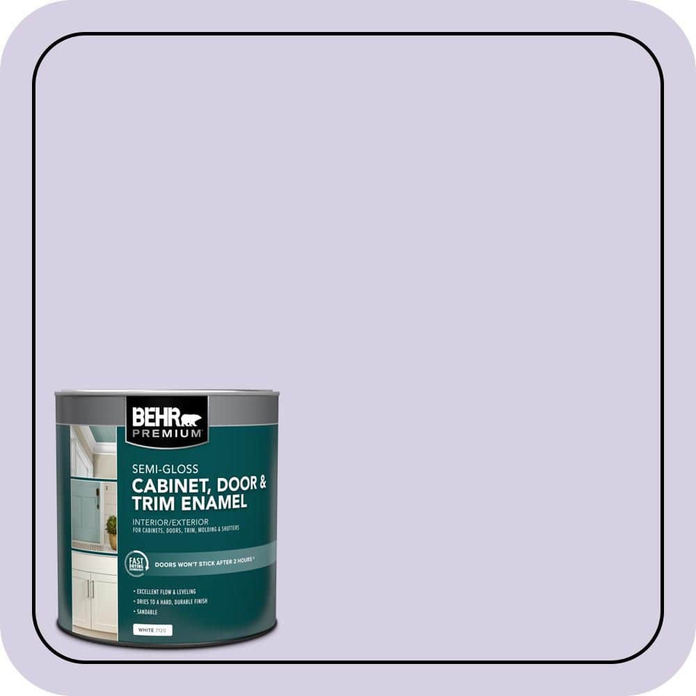 BEHR PREMIUM 1 qt. #M560-2 Fanciful Semi-Gloss Enamel Interior/Exterior Cabinet, Door & Trim Paint