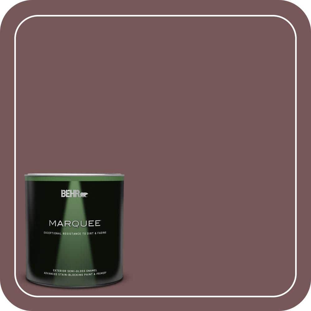 BEHR MARQUEE 1 qt. #MQ1-48 Czarina Semi-Gloss Enamel Exterior Paint & Primer
