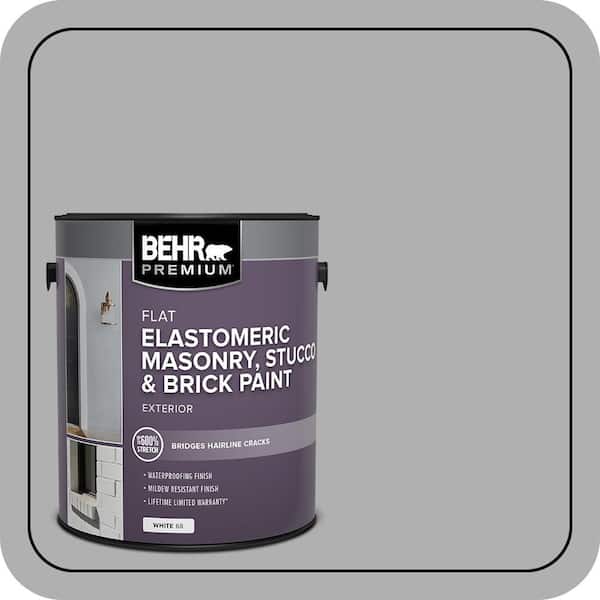 BEHR PREMIUM 1 gal. #780F-4 Sparrow Elastomeric Masonry, Stucco and Brick Exterior Paint (2)