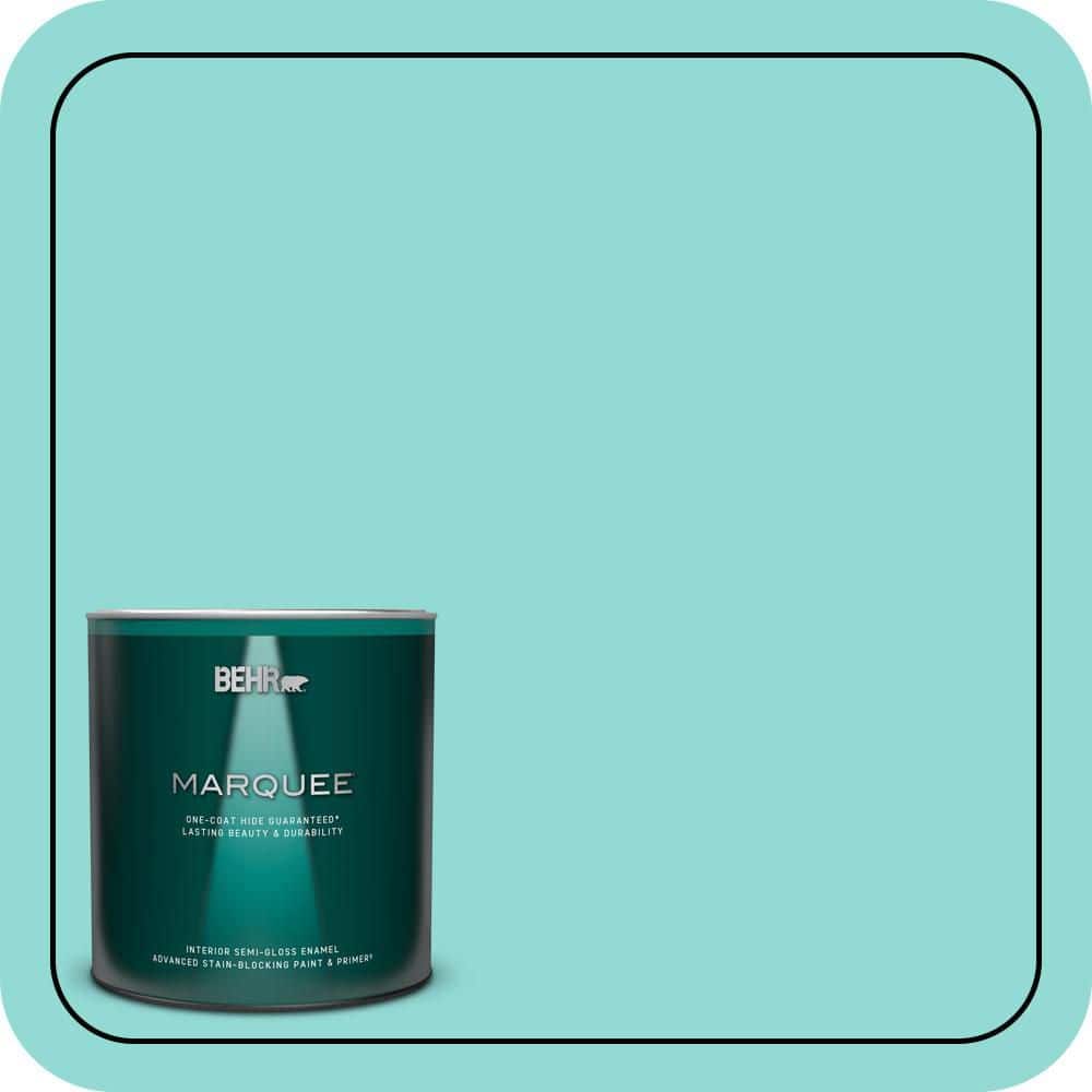 BEHR MARQUEE 1 qt. #490A-3 Sweet Rhapsody Semi-Gloss Enamel Interior Paint & Primer