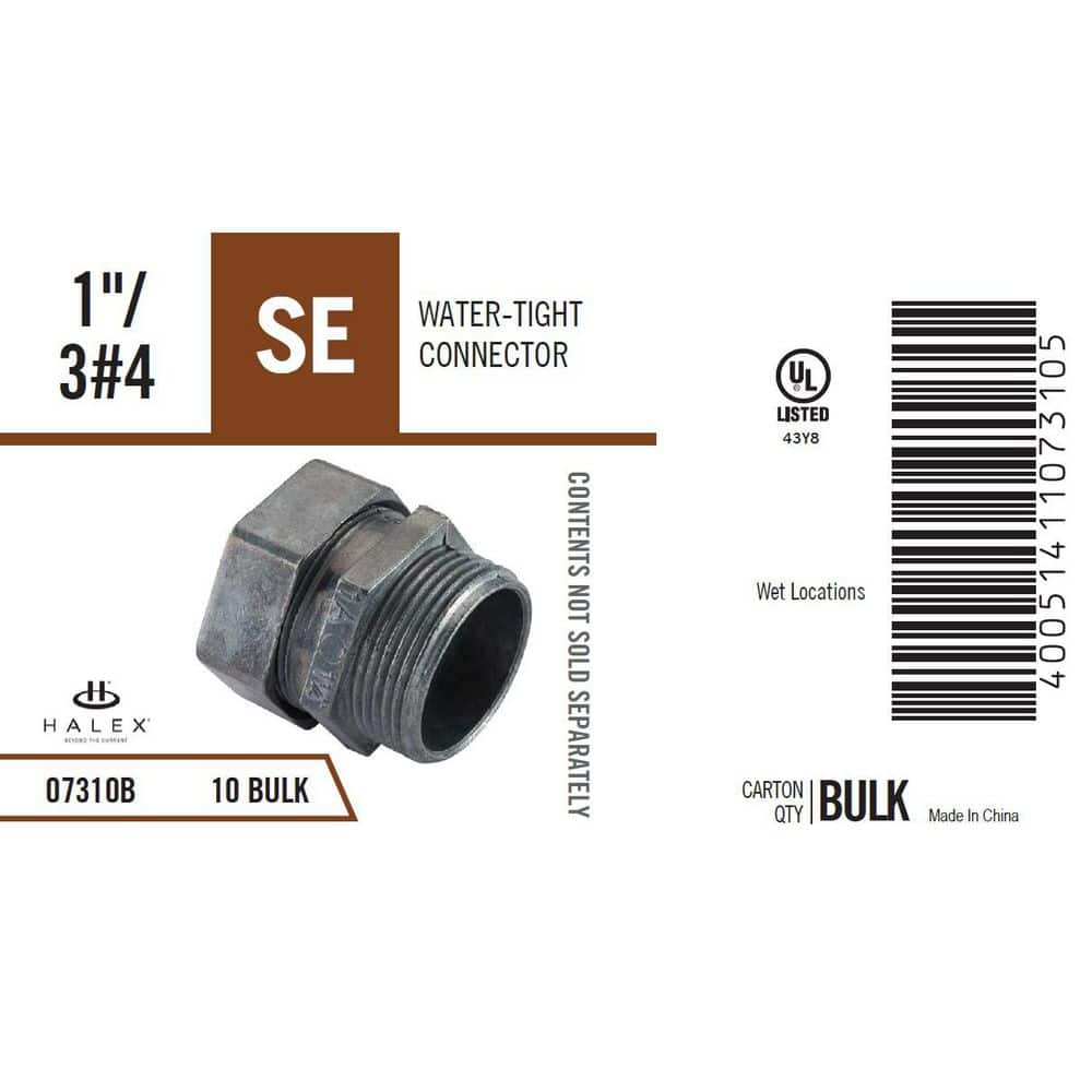 Halex 1 in. Service Entrance (SE) Water-Tight Connector (2)