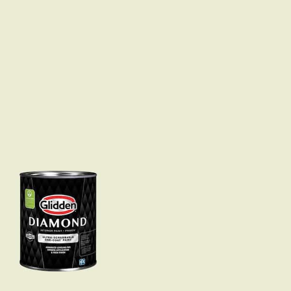 Glidden Diamond 1 qt. PPG1116-1 Just Perfect Semi-Gloss Interior Paint with Primer (2)