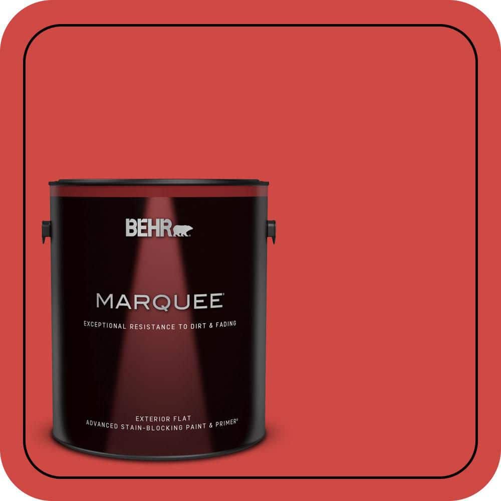 BEHR MARQUEE 1 gal. #P170-6 Race Car Stripe Flat Exterior Paint & Primer
