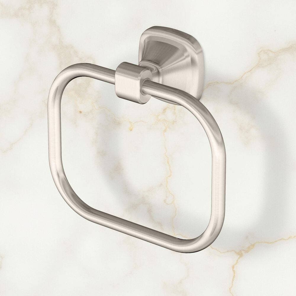 Gatco Beverly Wall Mounted Towel Ring in Satin Nickel (2)