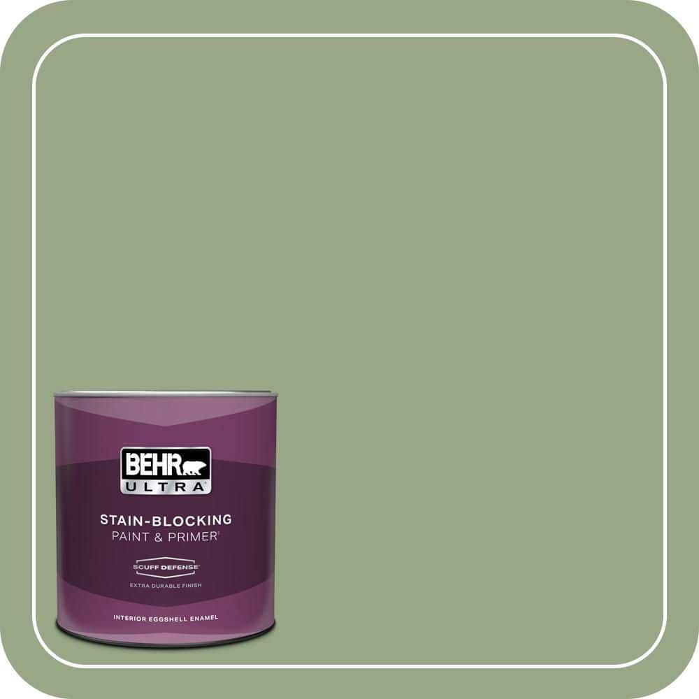 BEHR ULTRA 1 qt. #MQ6-51 Fern Leaf Extra Durable Eggshell Enamel Interior Paint & Primer