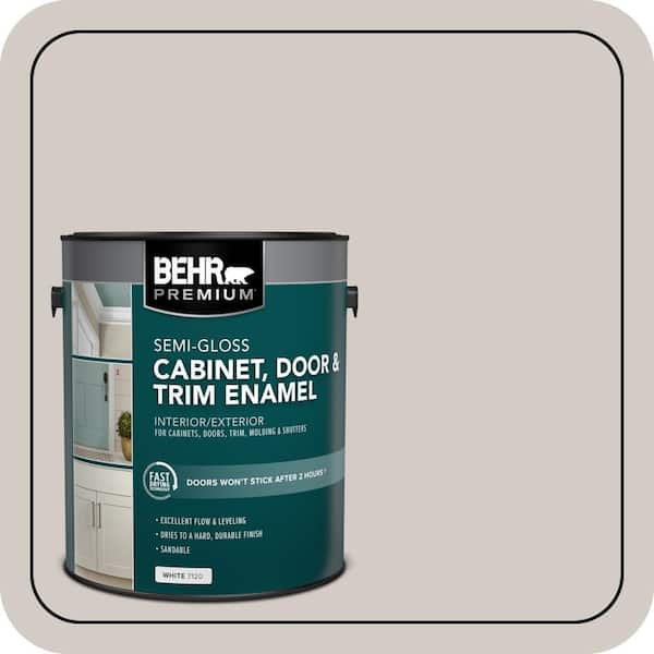BEHR PREMIUM 1 gal. #PPU18-09 Burnished Clay Semi-Gloss Enamel Interior/Exterior Cabinet, Door & Trim Paint (2)