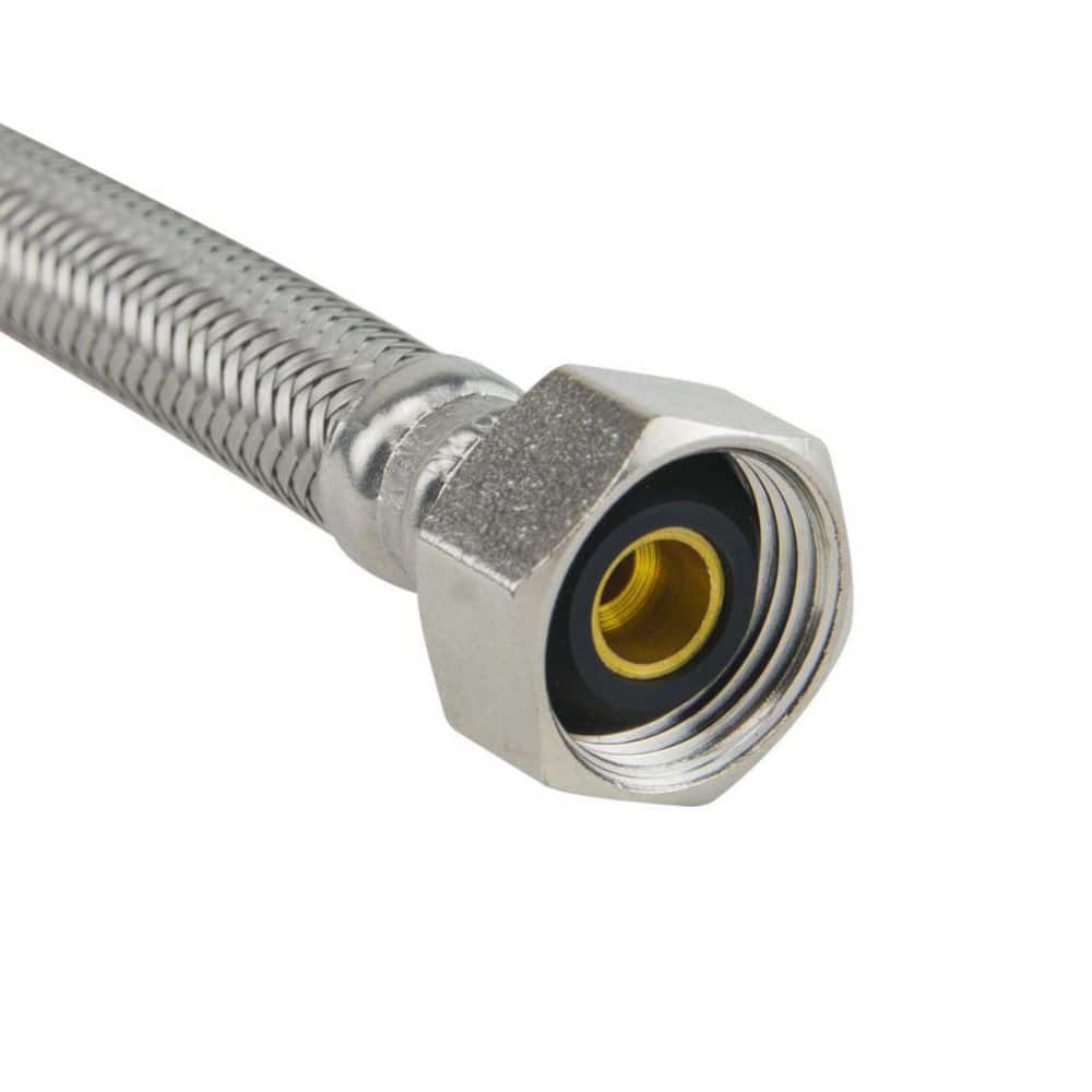 Plumbshop Braided Stainless Steel Faucet Supply Line (2)