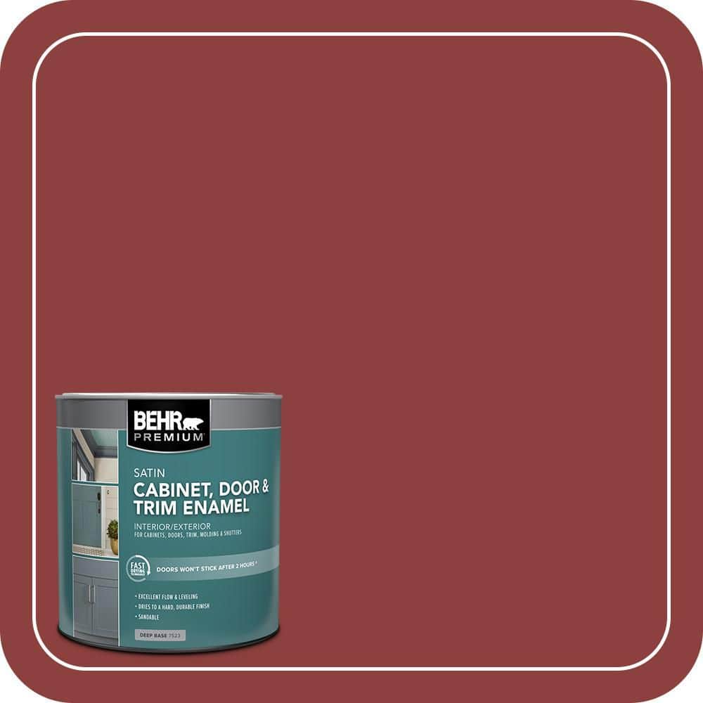 BEHR PREMIUM 1 qt. #PPU2-03 Allure Satin Enamel Interior/Exterior Cabinet, Door & Trim Paint (1)