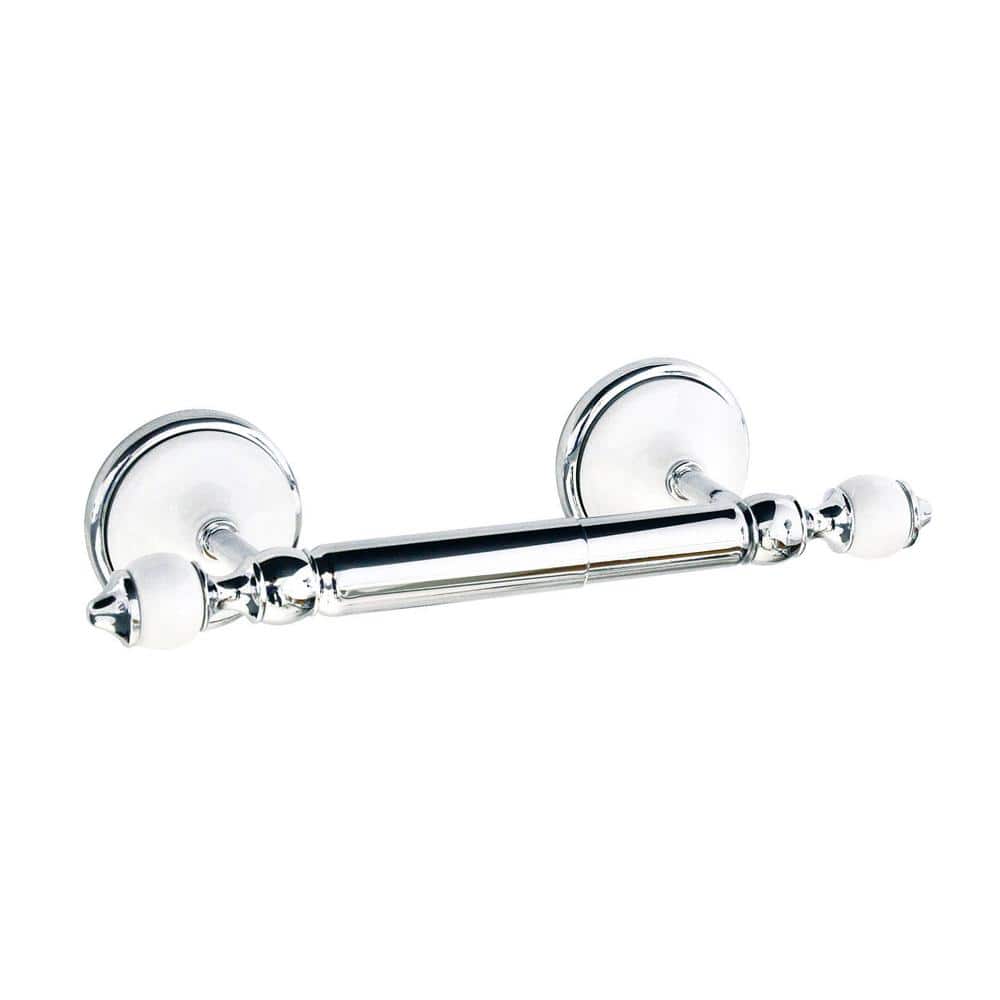 MODONA ARORA 4-Piece Bathroom Accessories Set in White Porcelain and Polished Chrome (3)