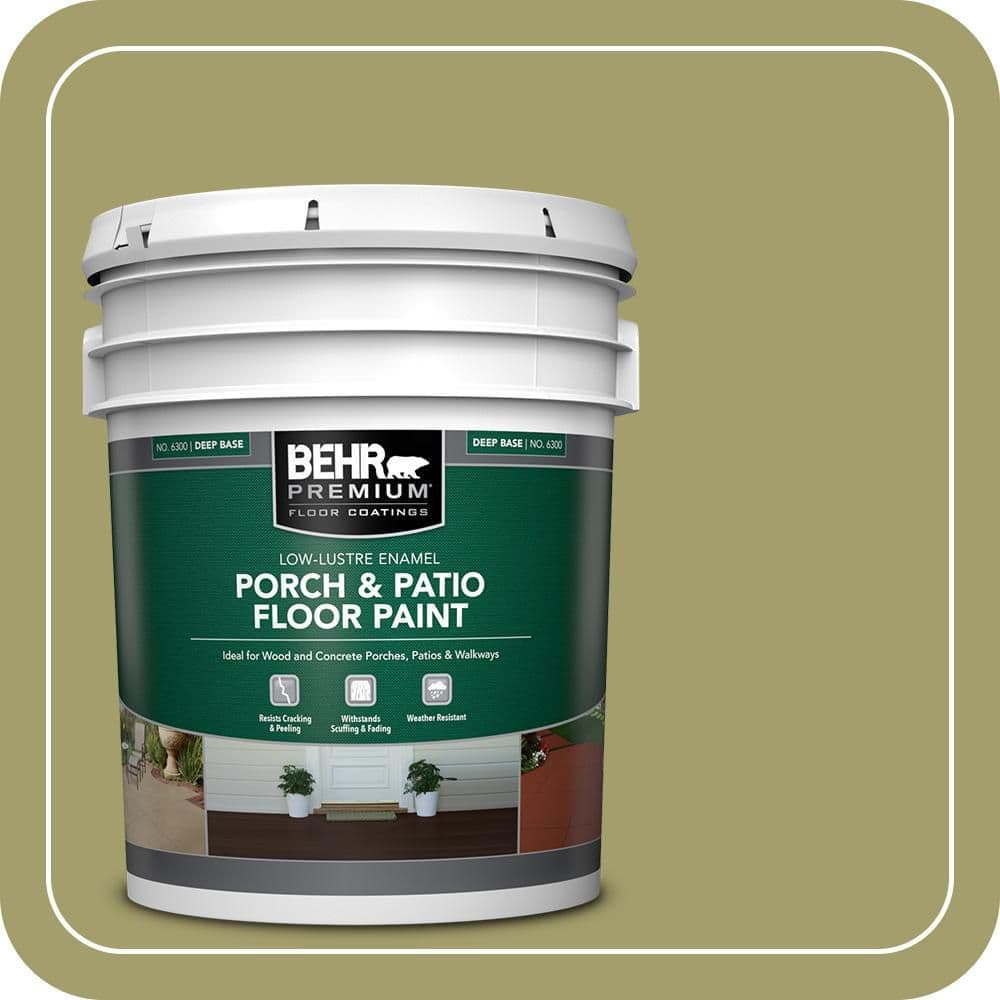 BEHR PREMIUM #S340-5 Low-Lustre Enamel Interior/Exterior Porch and Patio Floor Paint (1)