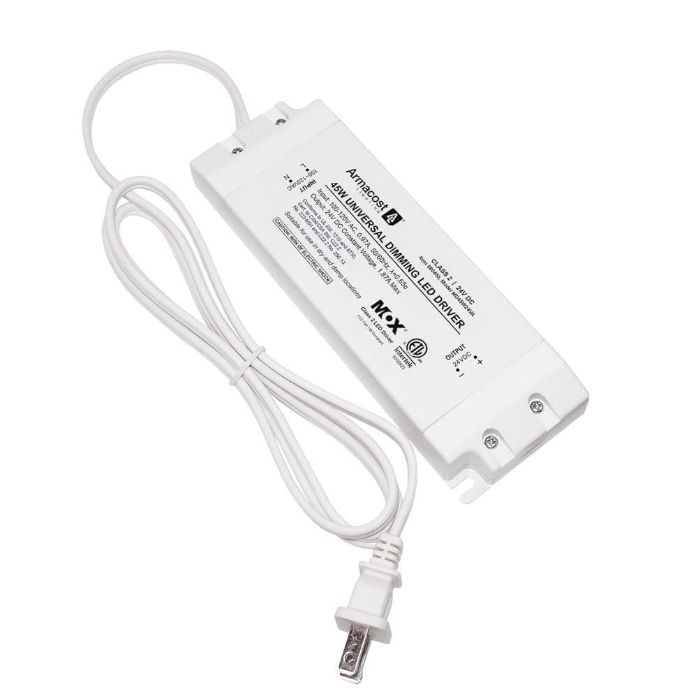 Armacost Lighting 45-Watt Universal Dimming LED Transformer Driver, 24-Volt DC (2)