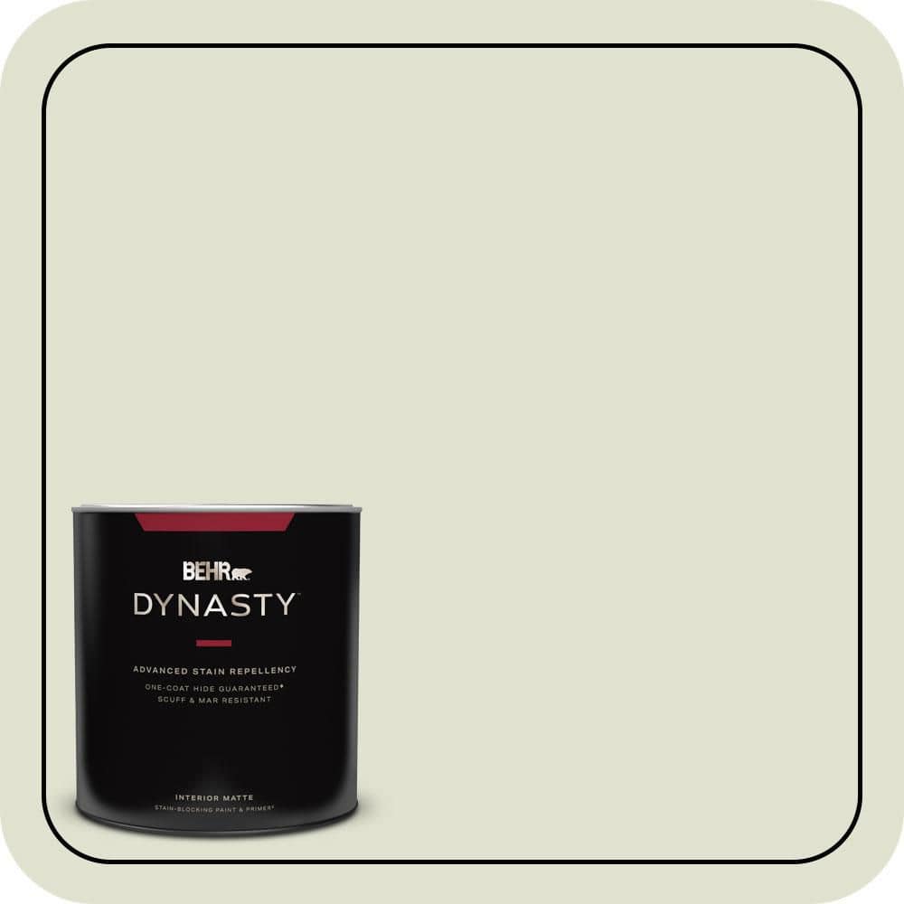 BEHR DYNASTY 1 qt. #S370-1 Positive Energy Matte Interior Stain-Blocking Paint & Primer