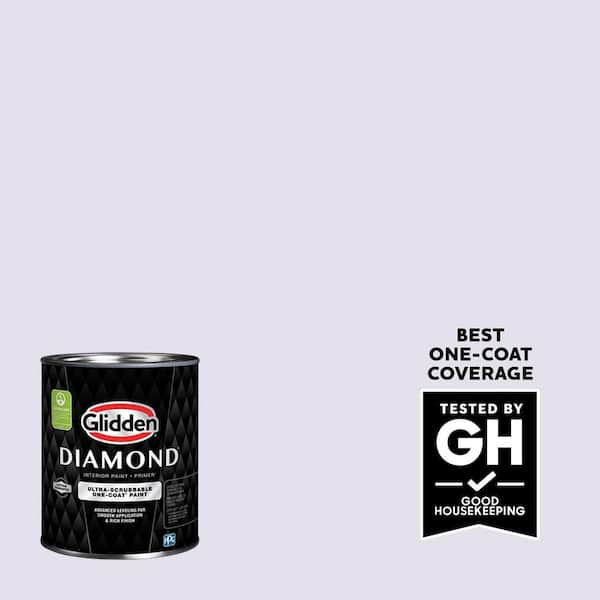 Glidden Diamond 1 qt. PPG1247-2 Guardian Angel Semi-Gloss Interior Paint (2)
