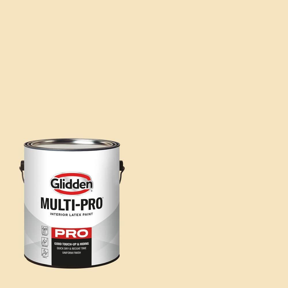 Glidden Multi-Pro 1 gal. PPG12-05 Winter Wheat Semi-Gloss Interior Paint
