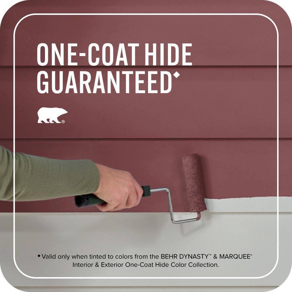 BEHR MARQUEE 1 gal. #PMD-43 Velvety Merlot Flat Exterior Paint & Primer (3)