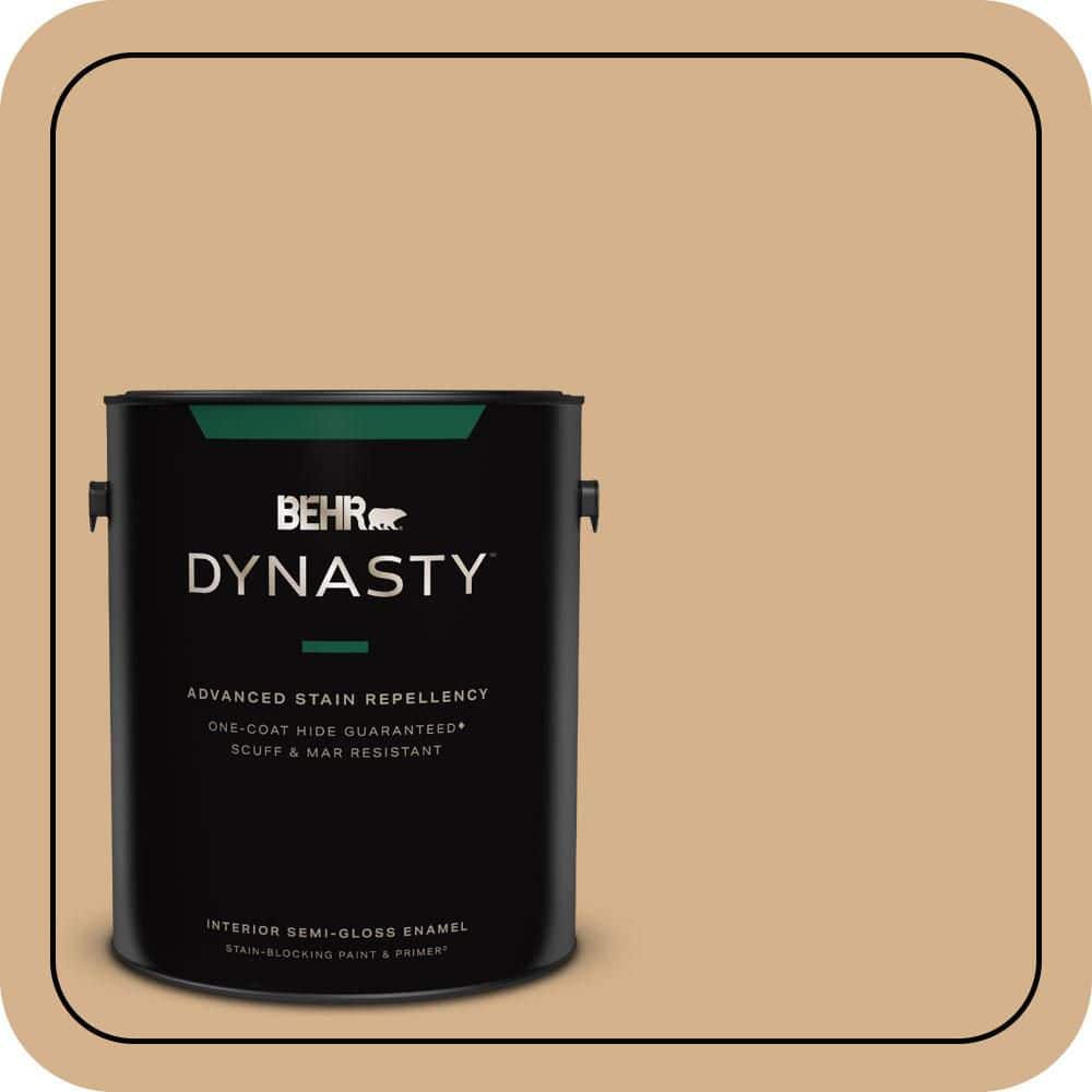 BEHR DYNASTY 1 gal. #S290-4 Summerwood Semi-Gloss Enamel Interior Stain-Blocking Paint & Primer