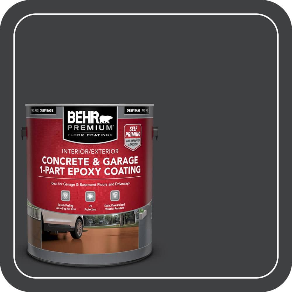 BEHR PREMIUM #HDC-MD-04 Self-Priming 1-Part Epoxy Satin Interior/Exterior Concrete and Garage Floor Paint (1)