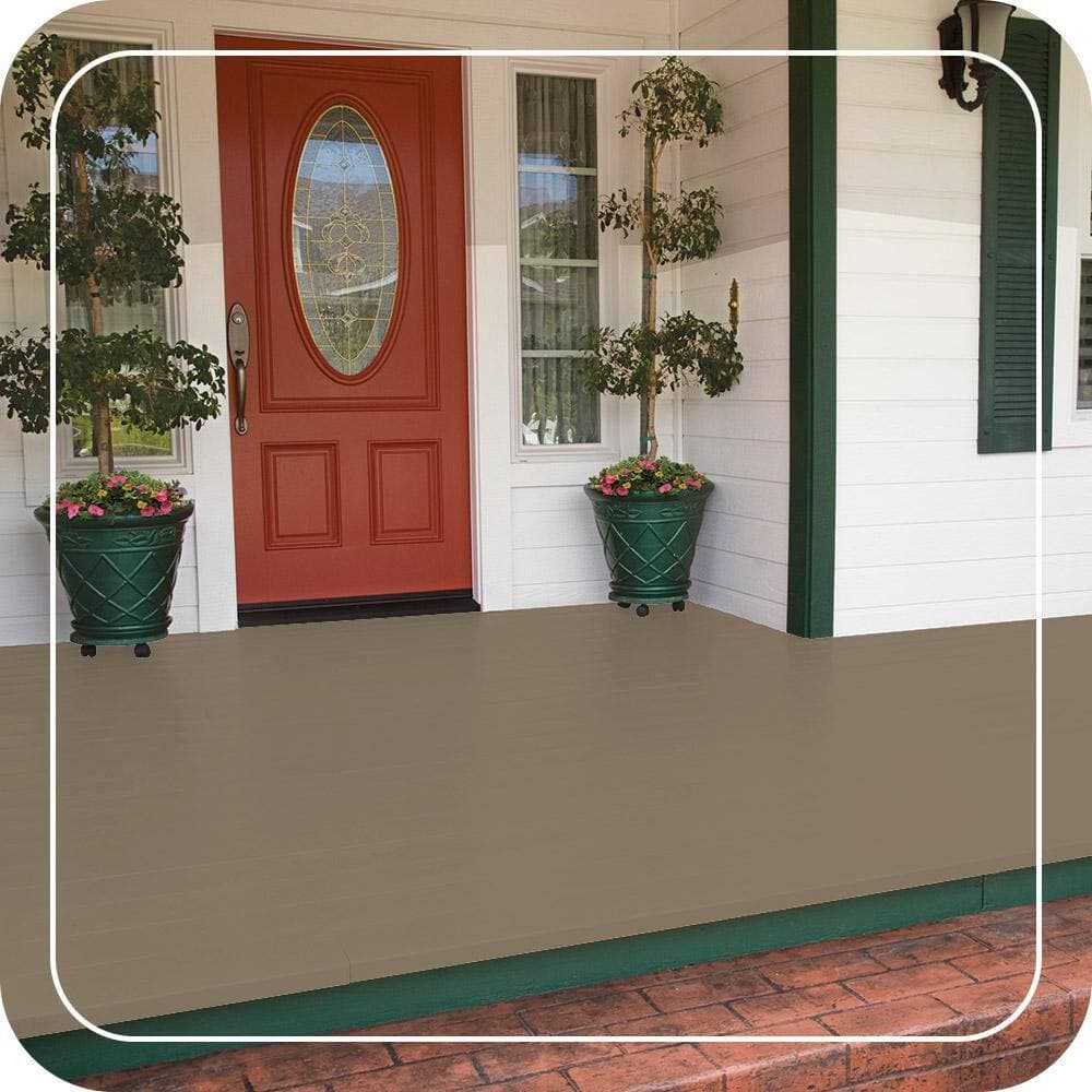 BEHR PREMIUM #ECC-17-1 Low-Lustre Enamel Interior/Exterior Porch and Patio Floor Paint (2)