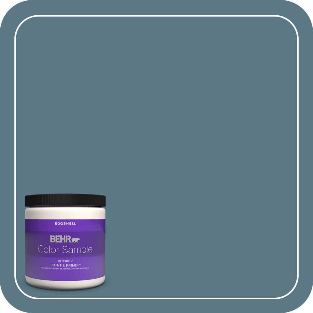 BEHR PREMIUM PLUS #PMD-65 Ocean Shadow Enamel & Primer (1)