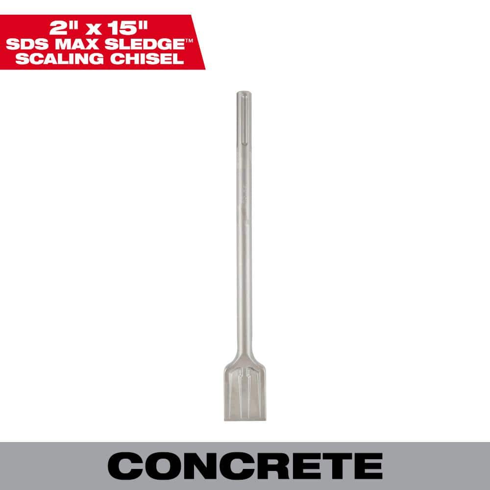 Milwaukee 2 in. x 15 in. SLEDGE SDS-MAX Scaling Chisel