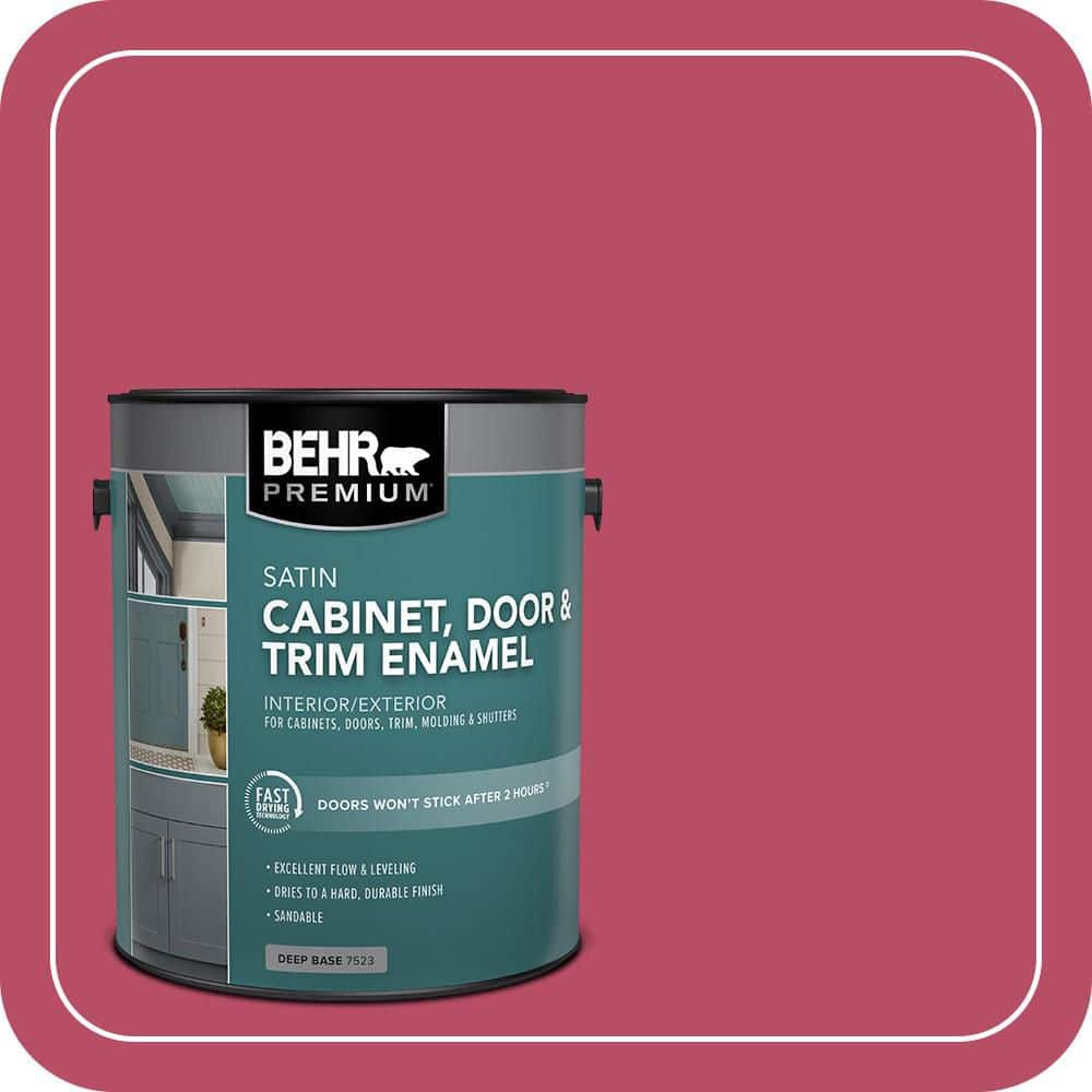 BEHR PREMIUM 1 gal. #P130-7 Glamorous Satin Enamel Interior/Exterior Cabinet, Door & Trim Paint