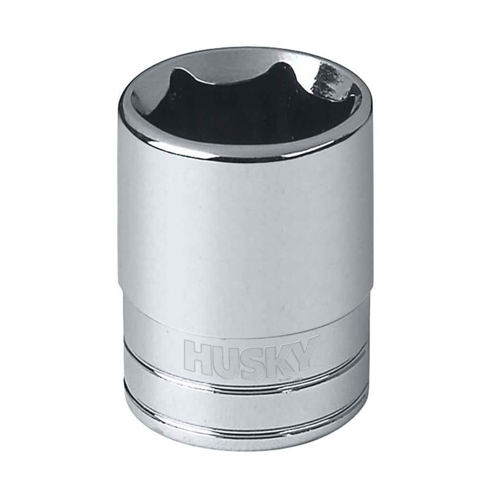 Husky 1/4 in. Drive 1/2 in. 6-Point SAE Standard Socket