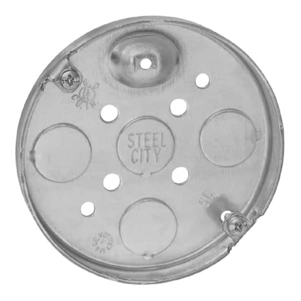 Steel City 4 in. 6 cu. in. Metal Round Pancake Box (56111-30R) (2)