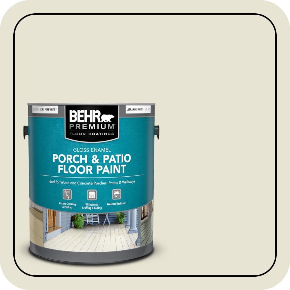 BEHR PREMIUM 1 gal. #ICC-38 Lime Juice Gloss Enamel Interior/Exterior Porch and Patio Floor Paint